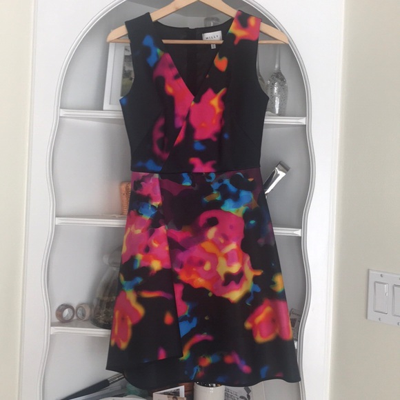 Milly Rosette Fit and Flare dress - Picture 2 of 6